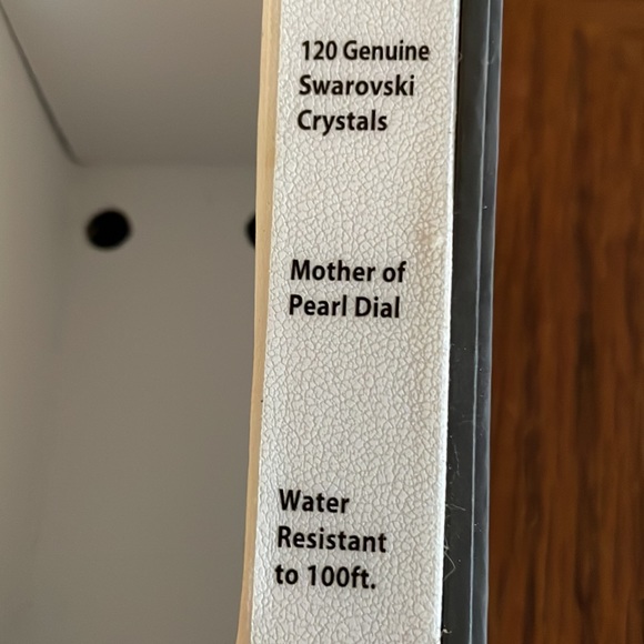 Armitron Swarovski Crystals/ Mother of Pearl Dial Analog Watch - Picture 7 of 9